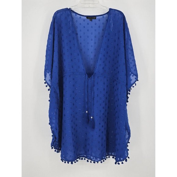 Club Z Collection Swim Club Z Collection Sheer Beach Cover Up 2x